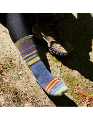 Darn Tough Gatewood Indigo – Damskie Skarpety Trekkingowe Całoroczne | imag24.pl