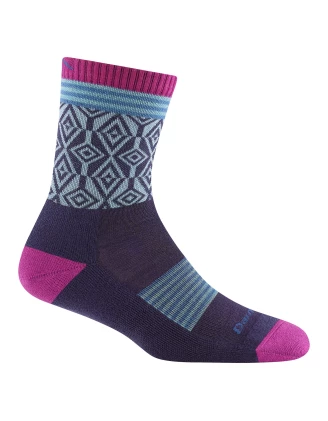 Darn Tough Sobo Micro Crew Blackberry - Skarpety Trekkingowe Damskie
