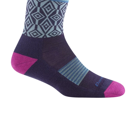Darn Tough Sobo Micro Crew Blackberry - Skarpety Trekkingowe Damskie 35-37.5