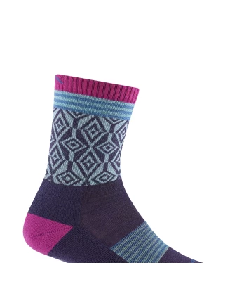 Darn Tough Sobo Micro Crew Blackberry - Skarpety Trekkingowe Damskie