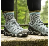 Darn Tough Sobo Micro Crew Damskie Skarpety Trekkingowe Szare