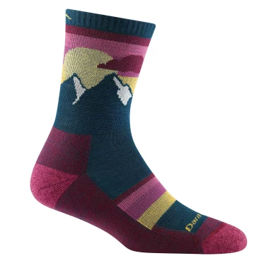 Skarpety Trekkingowe Damskie Darn Tough Sunset Ledge Micro Crew Lightweight Dark Teal