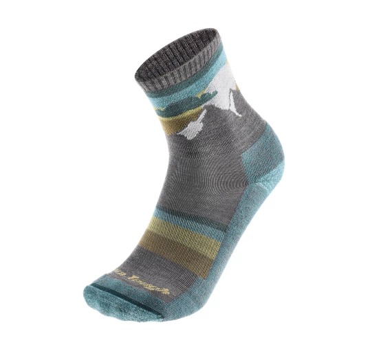 Darn Tough Sunset Ledge Micro Crew Lightweight – Damskie Skarpety Trekkingowe Merino Taupe 38-40.5