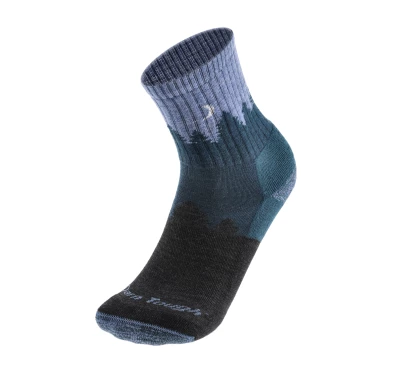 Damskie Skarpety Trekkingowe Darn Tough Treeline Blue Merino