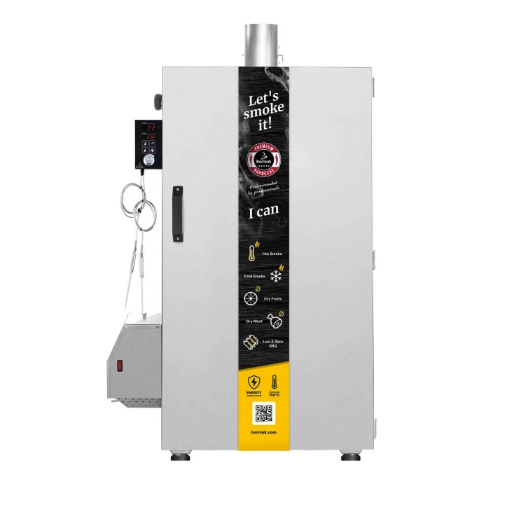 Borniak 150 BBQ INOX WiFi – Elektryczny Smoker 150L | imag24.pl