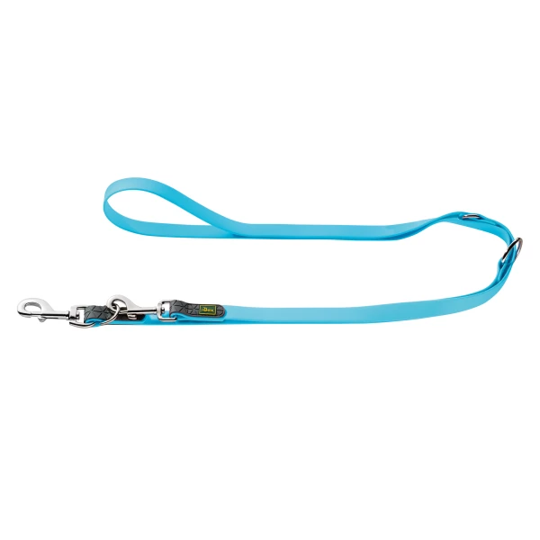 Smycz Hunter Convenience 1.5x200 cm, niebieska Smycz Hunter Convenience 1.5x200 cm, niebieska