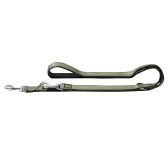 Smycz dla psa Hunter Neoprenowa, przepinana 20mm/200cm, oliwkowo-czarna