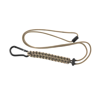 Smycz Paracord Mil-Tec Coyote 57cm – Taktyczna Linka Survivalowa