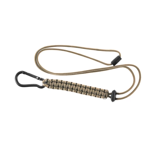 Smycz Paracord Mil-Tec Coyote 57cm – Taktyczna Linka Survivalowa