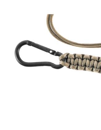 Smycz Paracord Mil-Tec Coyote 57cm – Taktyczna Linka Survivalowa