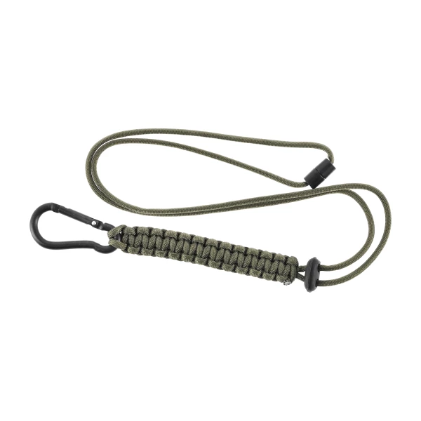 Smycz Paracord Mil-Tec 57 cm Oliwkowa - 260 cm Linki