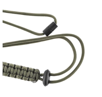 Smycz Paracord Mil-Tec 57 cm Oliwkowa - 260 cm Linki