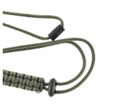 Smycz Paracord Mil-Tec 57 cm Oliwkowa - 260 cm Linki