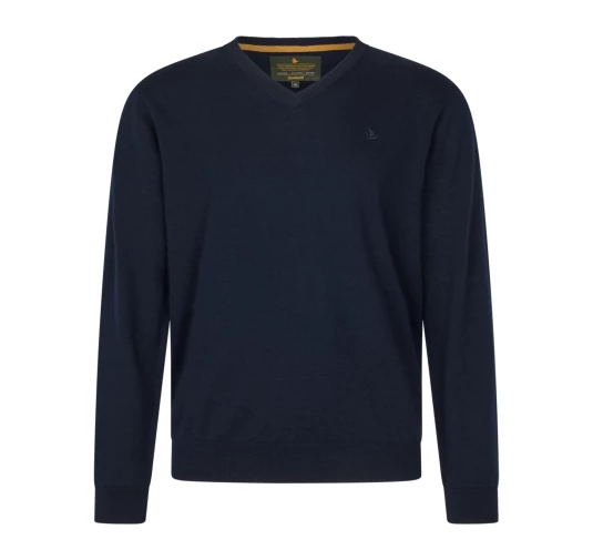 Sweter Męski Seeland Pine Dark Sapphire XL - Wełna Merino | imag24.pl