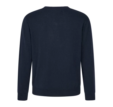 Sweter Męski Seeland Pine Dark Sapphire XL - Wełna Merino V-neck