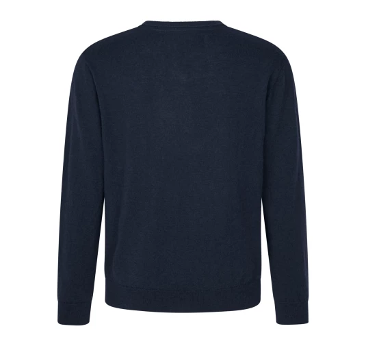 Sweter Męski Seeland Pine Dark Sapphire XL - Wełna Merino V-neck