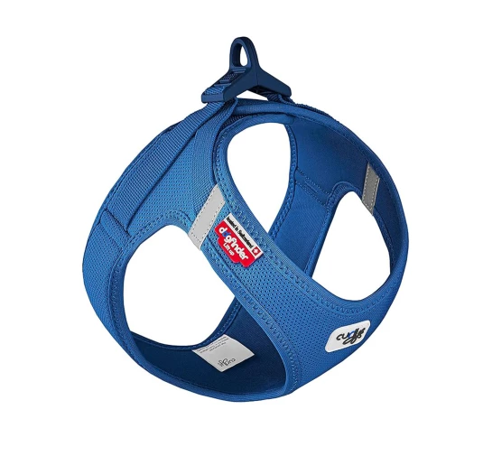 Szelki dla psa Curli Clasp Air-Mesh M Błękitne (43,4-49 cm) - imag24.pl
