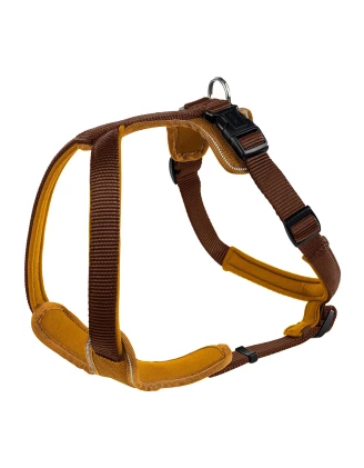 Szelki dla Psa Hunter Neoprenowe Brązowe M/L/XL | imag24.pl