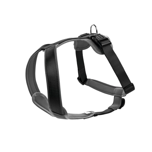 Szelki dla psa Hunter Neoprenowe L 60-76 cm Szaro-Czarne