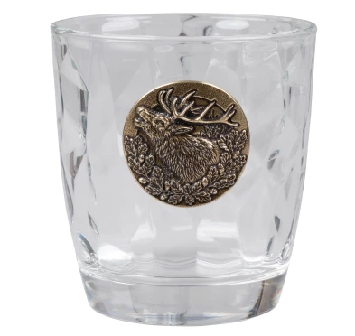 Szklanki do whisky Golden Fox Diamond Jeleń 290ml 6 szt. - Prezent dla myśliwego