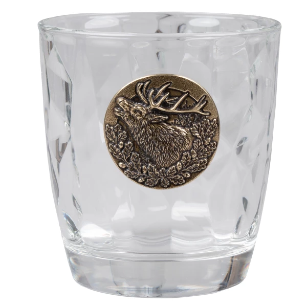 Szklanki do whisky Golden Fox Diamond Jeleń 290 ml, zestaw 6 szt.