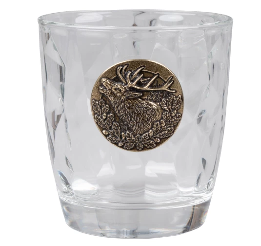 Szklanki do whisky Golden Fox Diamond Jeleń 290ml 6 szt. - Prezent dla myśliwego