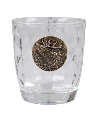 Szklanki do whisky Golden Fox Diamond Jeleń 290ml 6 szt. - Prezent dla myśliwego