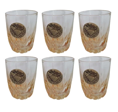 Szklanki do whisky Golden Fox Jeleń 280 ml, 6 szt. - imag24.pl
