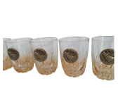 Szklanki do whisky Golden Fox Jeleń Fire Amber, 280 ml, 6 szt.