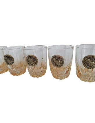 Szklanki do whisky Golden Fox Jeleń 280 ml, 6 szt. - imag24.pl