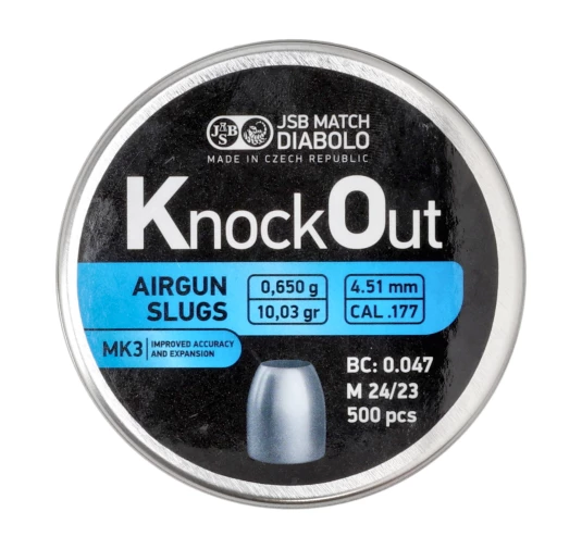 Śrut JSB KnockOut Slugs MK3 4,51 mm 500 szt. | imag24.pl