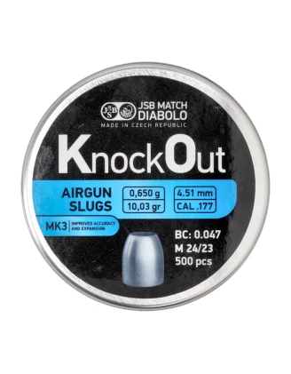 Śrut JSB KnockOut Slugs MK3 4,51 mm 500 szt. | imag24.pl