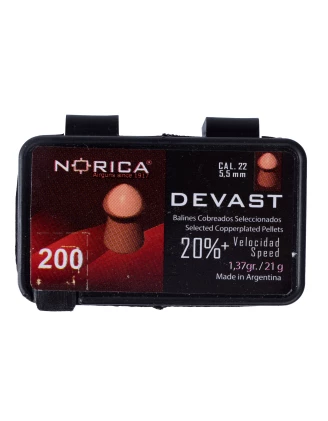 Śrut Norica Devast 5,5 mm Miedziowany 200 szt. | imag24.pl