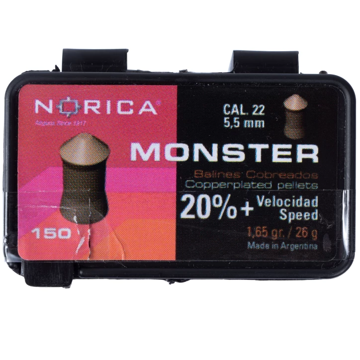 Śrut Norica Monster 5,5 mm 150 szt. | Miedziowany Slug | imag24.pl