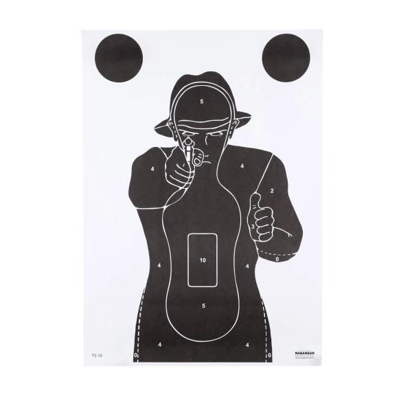 Tarcza Sylwetkowa TS-10 "Francuz" (50 szt.) Tarcza Sylwetkowa TS-10 "Francuz" (50 szt.)