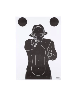 Tarcza Sylwetkowa TS-10 "Francuz" 50szt - imag24.pl