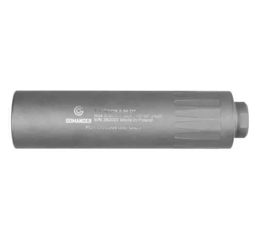 Gomander Tactinox DT 5,56 Tłumik 1/2x28 - Szary