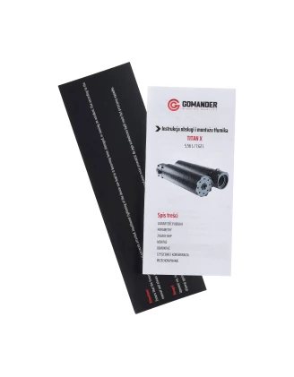 Tłumik Gomander Titan X QD-LOCK L 5,56 M26x1,5 Czarny