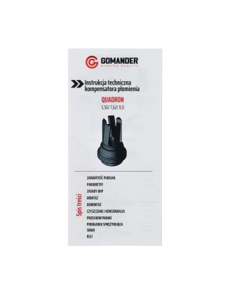 Tłumik Płomienia Gomander Quadron S 5,56 M15x1 - imag24.pl