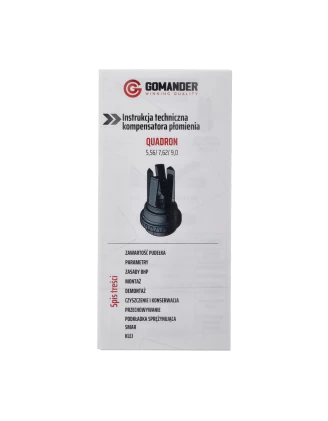 Gomander Quadron S 9,0 M18X1 CZ EVO - Tłumik Płomienia - imag24.pl