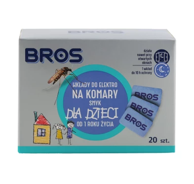 Bros Wkłady do Elektrofumigatora - 20 szt. - Dla Dzieci - imag24.pl