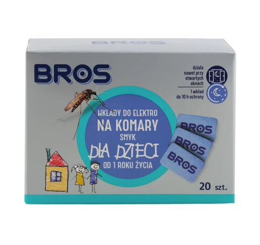 Bros Wkłady do Elektrofumigatora - 20 szt. - Dla Dzieci - imag24.pl