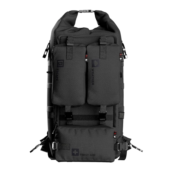 Help Bag MAX PRO 5.0 Czarny Plecak Ewakuacyjny z Wyposażeniem Help Bag MAX PRO 5.0 Czarny Plecak Ewakuacyjny z Wyposażeniem