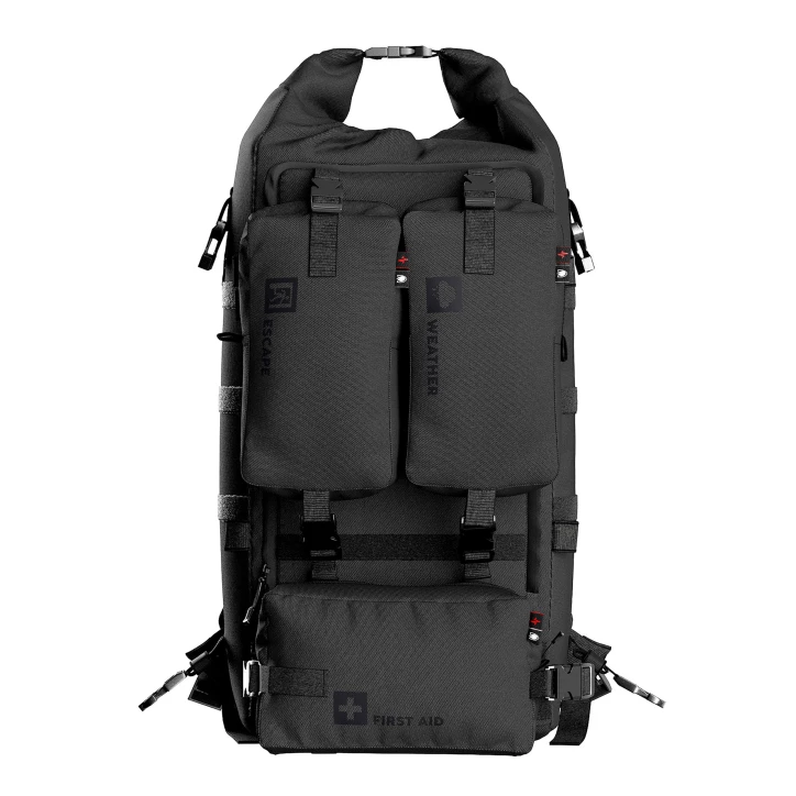 Help Bag MAX PRO 5.0 Czarny Plecak Ewakuacyjny z Wyposażeniem | imag24.pl