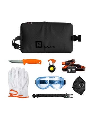 Help Bag MAX PRO 5.0 Czarny Plecak Ewakuacyjny z Wyposażeniem | imag24.pl