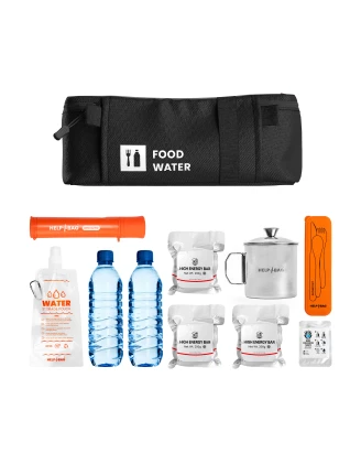 Help Bag MAX PRO 5.0 Czarny Plecak Ewakuacyjny z Wyposażeniem | imag24.pl