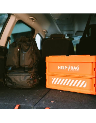 Help Bag MAX PRO 5.0 Czarny Plecak Ewakuacyjny z Wyposażeniem | imag24.pl