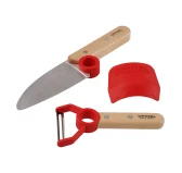 Opinel Le Petit Chef - Zestaw Kuchenny dla Dzieci - Czerwony