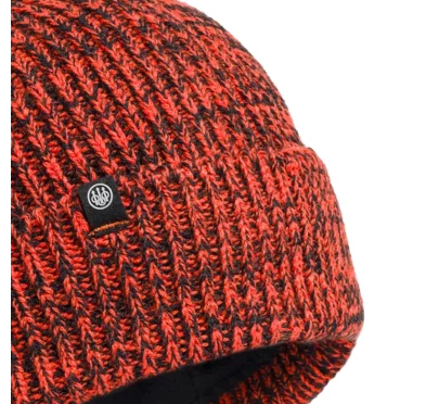 Beretta Marten Czapka Zimowa Black & Orange