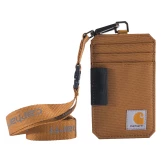 Carhartt Nylon Duck ID Holder - Brown Carhartt Nylon Duck ID Holder - Brown